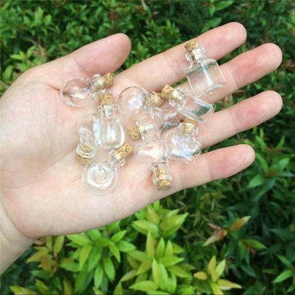 Set of 10 Mini Glass Bottles - wnkrs