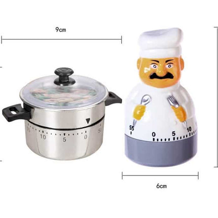 Kitchen 60 Minutes Mechanical Cooking Timer - Wnkrs