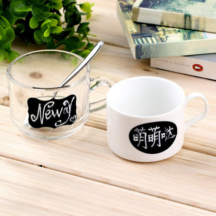 Black Label Stickers Set For Jars & Glass - Wnkrs