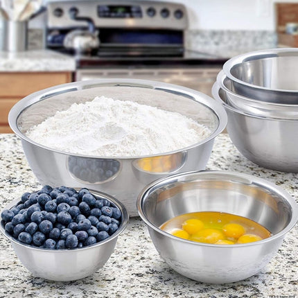 Stainless Steel Mixing Bowl 6 Pcs Set - Wnkrs