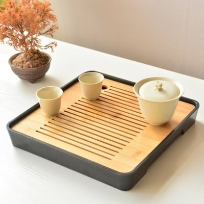 Bamboo Tea Tray Saucer - Wnkrs