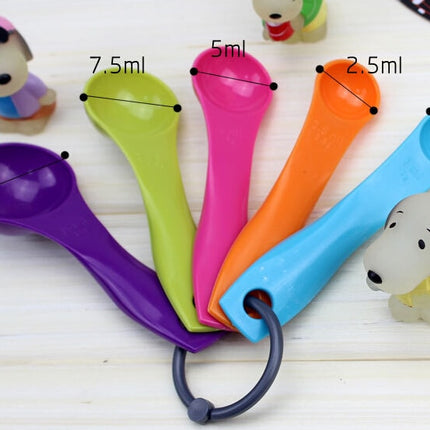 Plastic Measuring Spoons for Cooking, 5PCS/Set - wnkrs