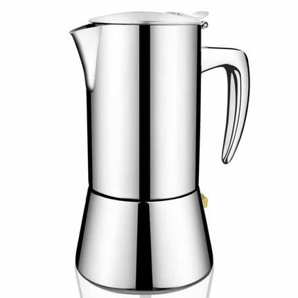 Silver Color 304 Stainless Steel Espresso Coffee Maker - Wnkrs