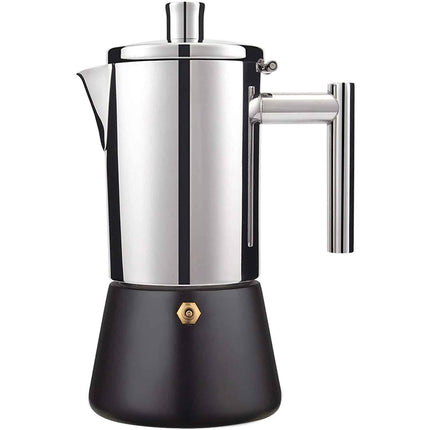Silver Color 304 Stainless Steel Espresso Coffee Maker - Wnkrs