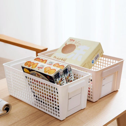 White/Beige Storage Basket - Wnkrs