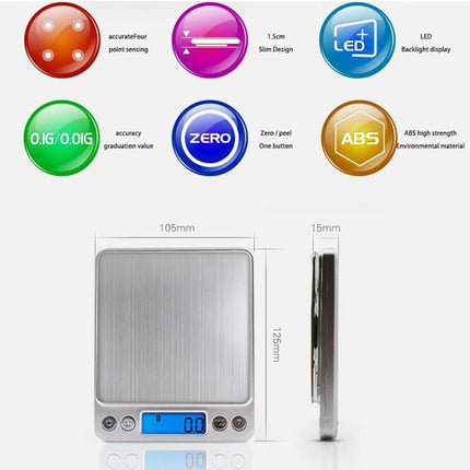 LCD Portable Mini Digital Scale - Wnkrs