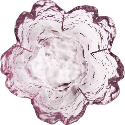 Flower Shaped Glass Salad Bowl - Wnkrs