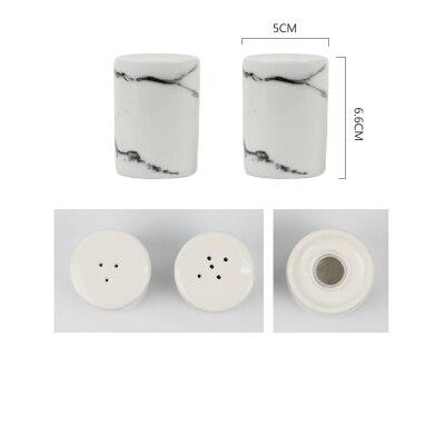 Ceramic Salt And Pepper Oil Bottle Set Porcelain - Wnkrs