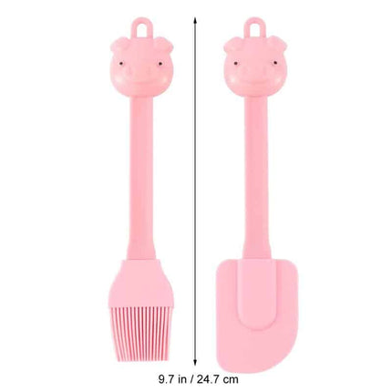Cartoon Pig Shaped Baking Oil Brush / Scraper - wnkrs