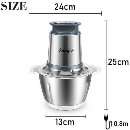 2 Speeds Stainless Steel Electric Grinder - wnkrs