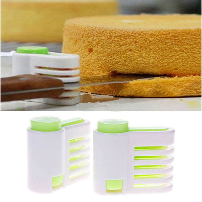 Useful Universal Eco-Friendly Plastic Cake Cutting Fixers Set - wnkrs