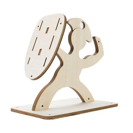 Cute Spartan Shaped Universal Wood Knife Holder - wnkrs