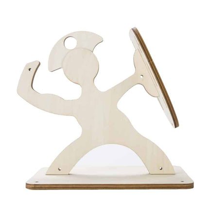 Cute Spartan Shaped Universal Wood Knife Holder - wnkrs