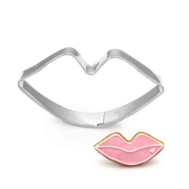 Cute Lips Shaped Eco-Friendly Stainless Steel Cookie Cutter - wnkrs