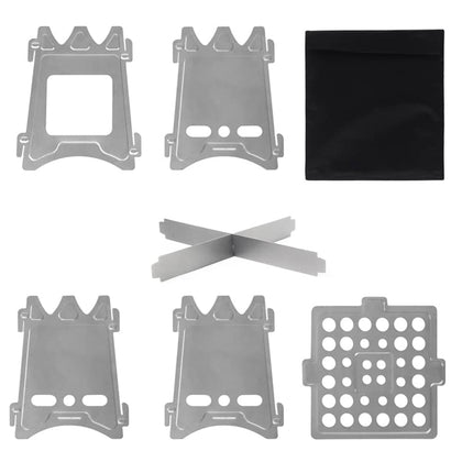 Portable Titanium Pocket BBQ Grills - wnkrs