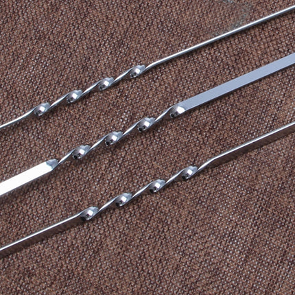 Convenient Heat-Resistant Durable Flat Stainless Steel Skewers Set - wnkrs