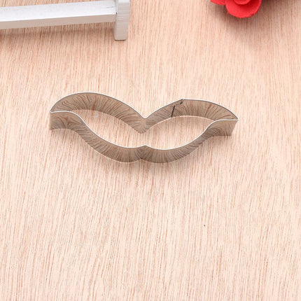 Cute Moustache Shaped Eco-Friendly Stainless Steel Cookie Cutter - wnkrs