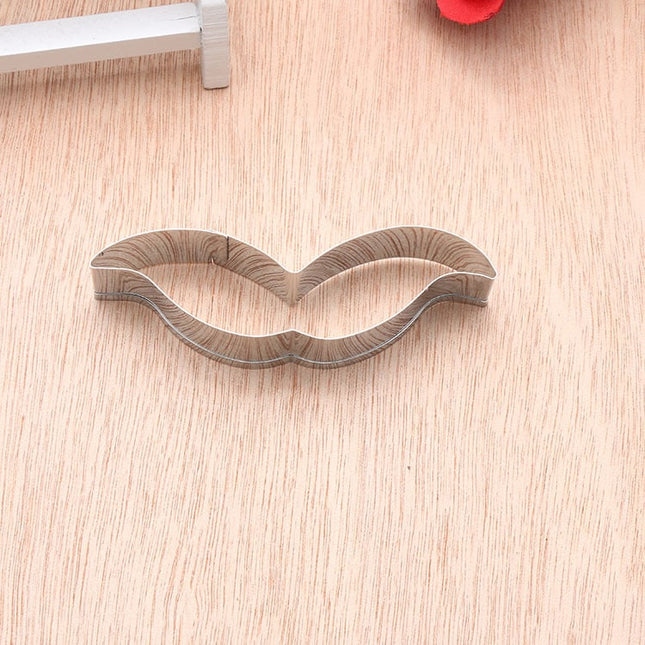 Cute Moustache Shaped Eco-Friendly Stainless Steel Cookie Cutter - wnkrs