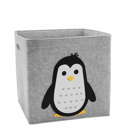 Animals Patchwork Felt Storage Basket - wnkrs