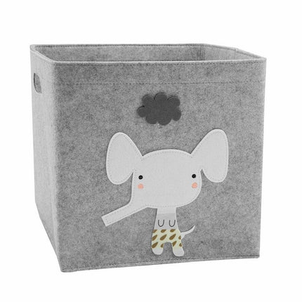 Animals Patchwork Felt Storage Basket - wnkrs