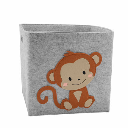 Animals Patchwork Felt Storage Basket - wnkrs