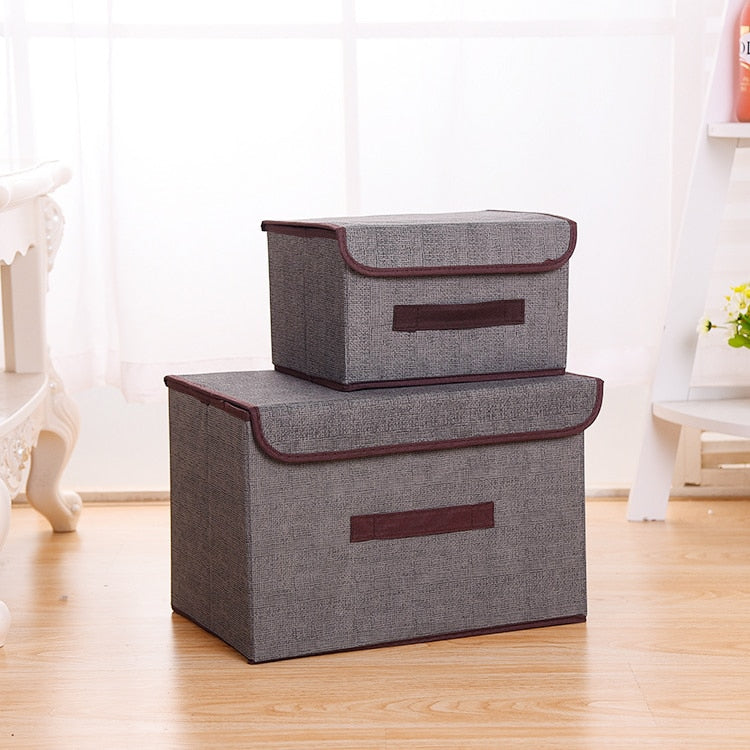 Storage Box with Double Cover