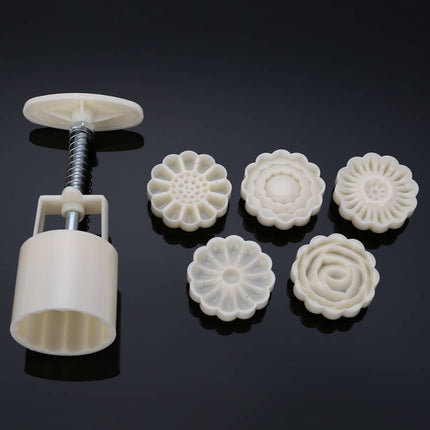 3D Rose Shaped Hand Pressure Cake Molds 7 pcs/Set - wnkrs