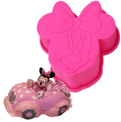 Funny Minnie Mouse Shaped Eco-Friendly Silicone Baking Mold - wnkrs