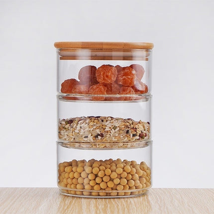 3 Layer Glass Food Storage Jar - wnkrs
