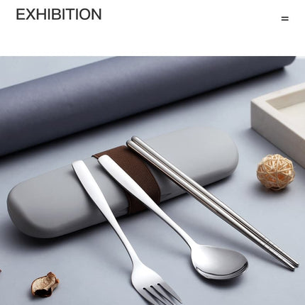 304 Stainless Steel Cutlery Set with Case - wnkrs