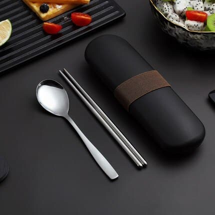 304 Stainless Steel Cutlery Set with Case - wnkrs