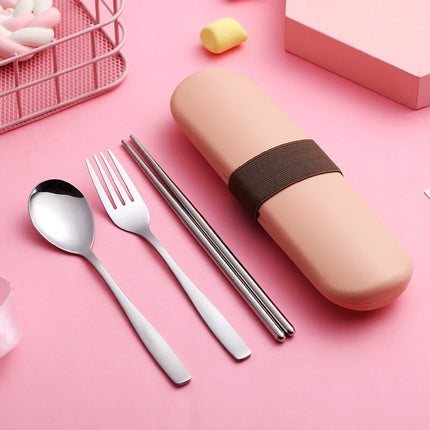 304 Stainless Steel Cutlery Set with Case - wnkrs