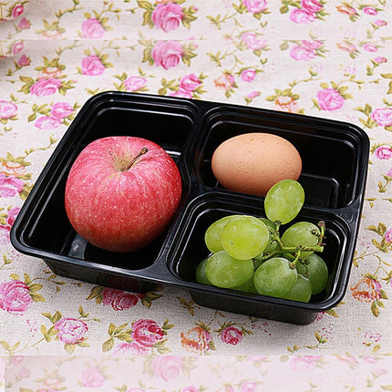 3-Compartment Disposable Food Containers 20 pcs Set - wnkrs