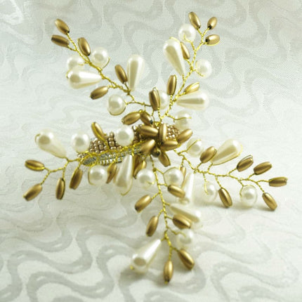 Set of 12 Pearl Flower Napkin Rings - wnkrs