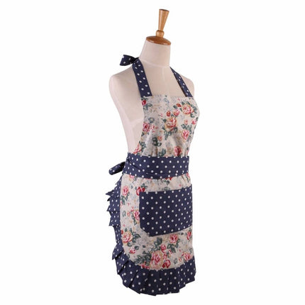 Floral 100% Cotton Apron for Women - wnkrs