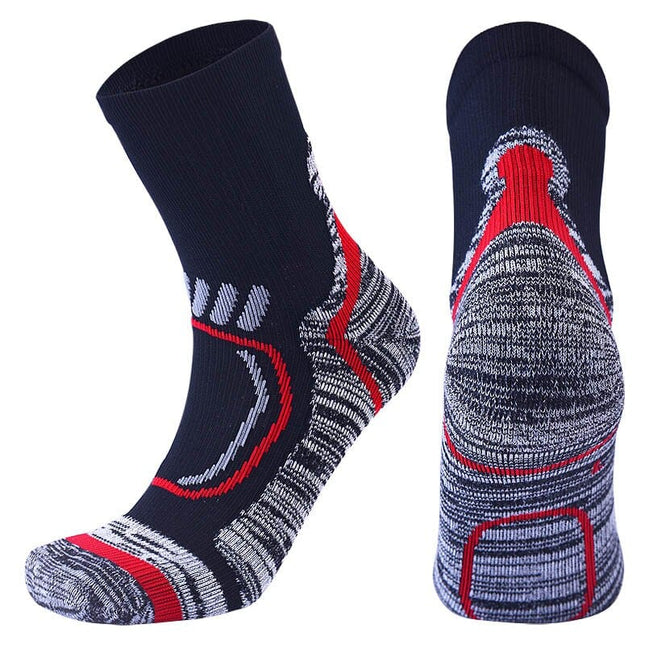 Men's Robotic Print Warm Running Socks - Wnkrs