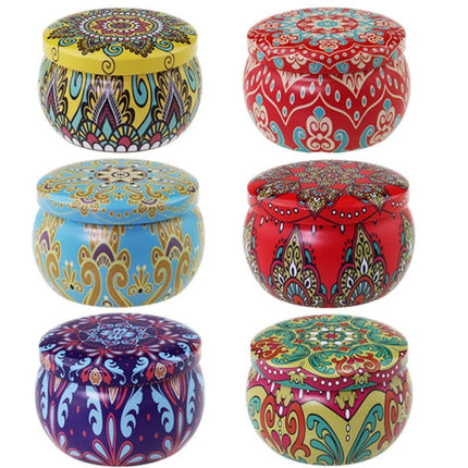 Candle Tin Jars 6 Pcs Set - Wnkrs