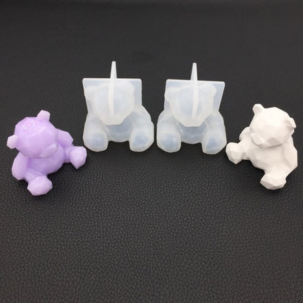 Geometric Bear Candle Mold - Wnkrs