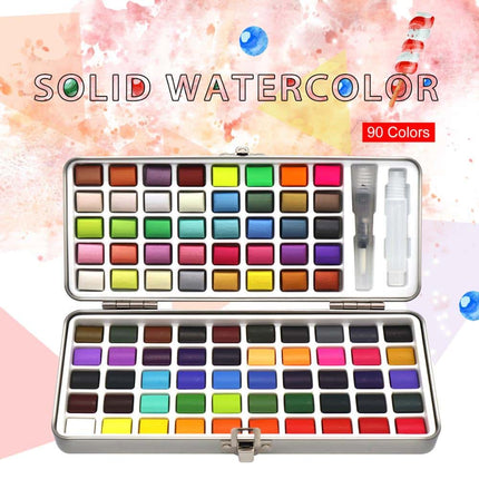 72-90 Color Solid Watercolor Paint - wnkrs