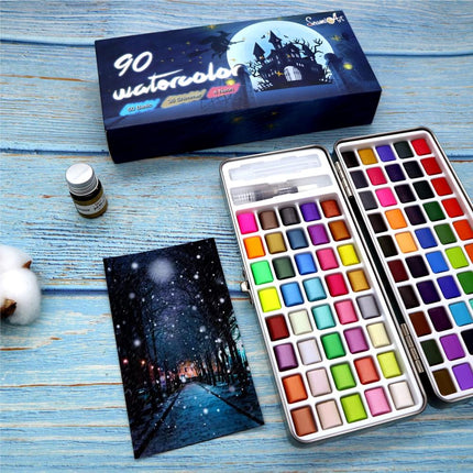 72-90 Color Solid Watercolor Paint - wnkrs