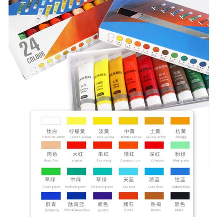 12-24 Colors 15 ml Acrylic Paint - wnkrs