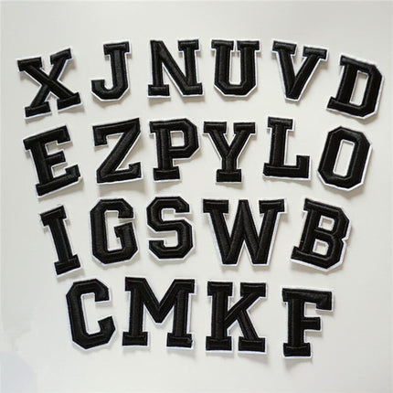 English Alphabet Themed Patches - Wnkrs
