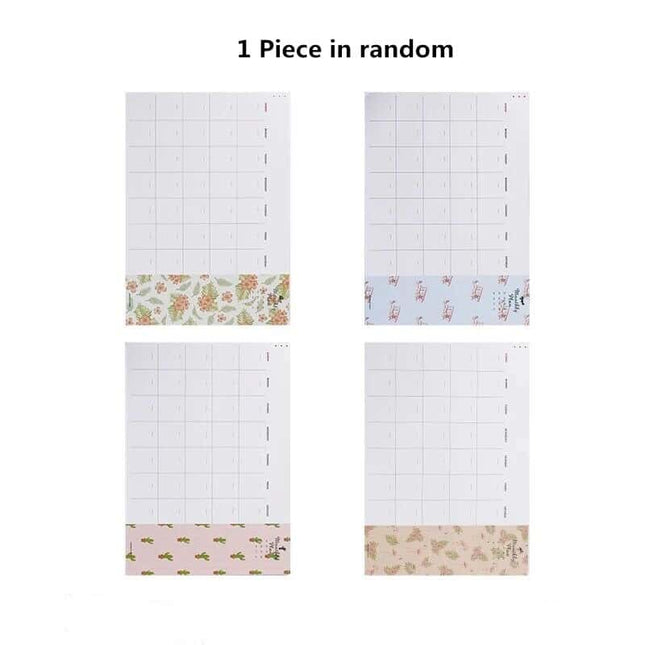 A4 Size 60 Sheets Monthly Planner - wnkrs