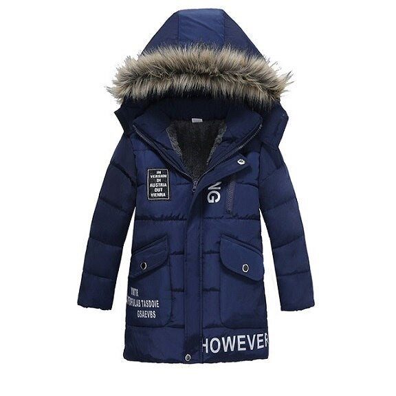 Thick Windproof Down Jacket for Kids - Wnkrs