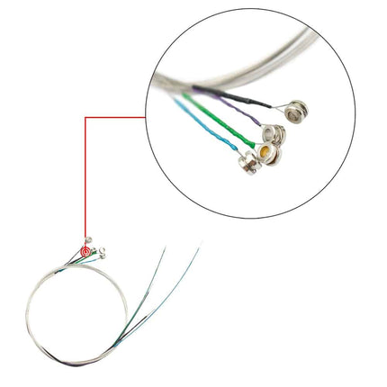 Universal Nickel Silver Stranded Steel Violin Strings 4 pcs Set - wnkrs