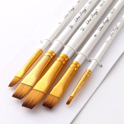 Art Paint Brushes Set, 5 Pcs - Wnkrs