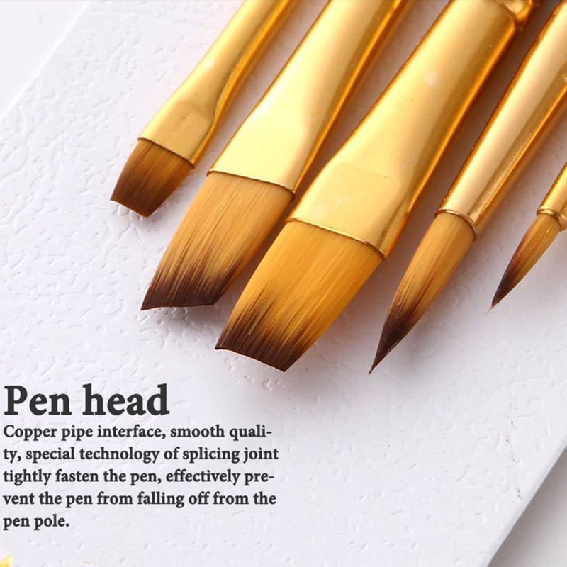 Art Paint Brushes Set, 5 Pcs