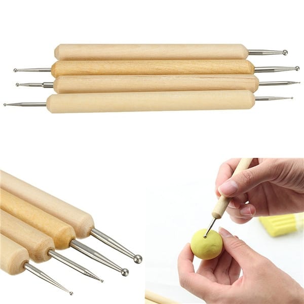 Pottery Ball Stylus 4 Pcs Set