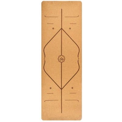 Cork Coated Patterned Yoga Mat - Wnkrs