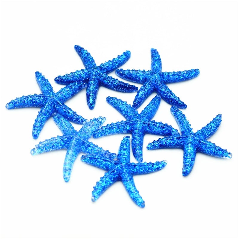 Blue Starfish Shaped Decorations